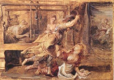 Arachne Punished by Minerva (mk27), Peter Paul Rubens